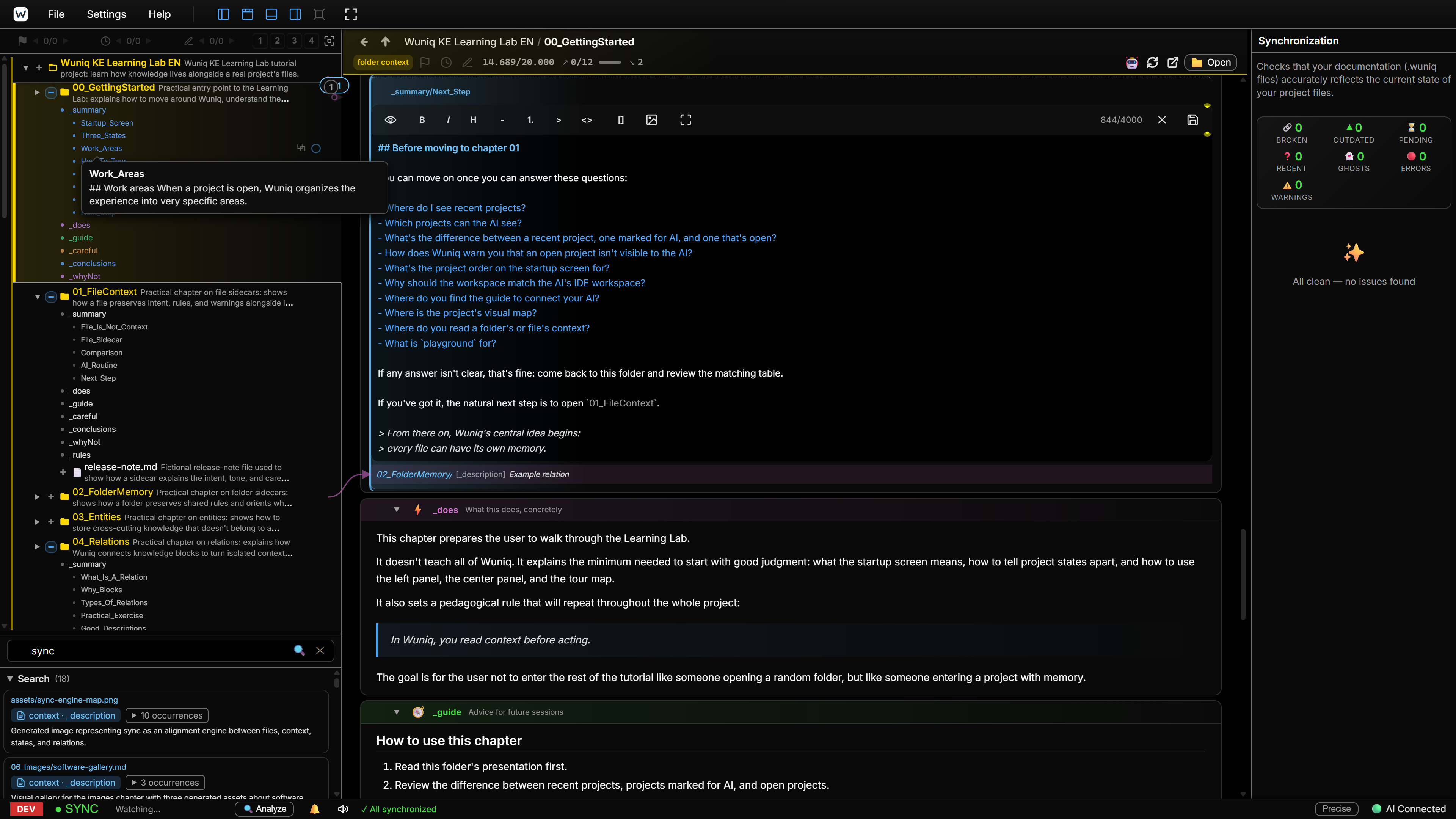 Wuniq KE screenshot